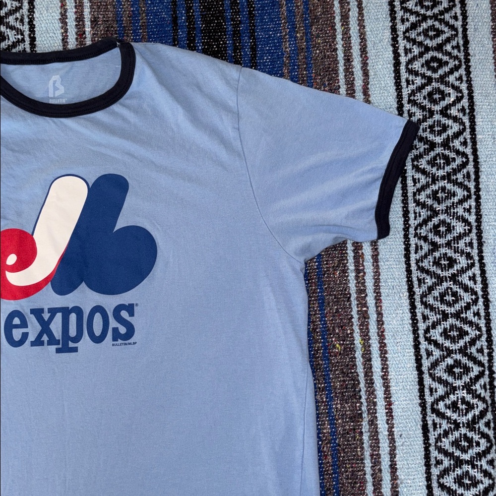 MLB Montreal Expos Retro Style Ringer Tee Shirt - Picture 4 of 9